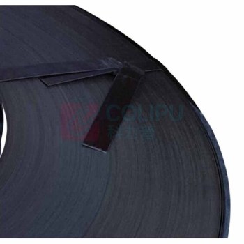 新越昌晖 烤蓝铁皮打包带 DB-21003 宽19mm长约320米 重100斤(50斤*2卷) (黑色)