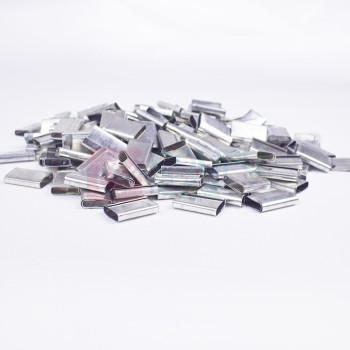 上柯 手工带用打包扣2kg A1123 PP打包带金属夹子纸箱包装带卡扣约400只