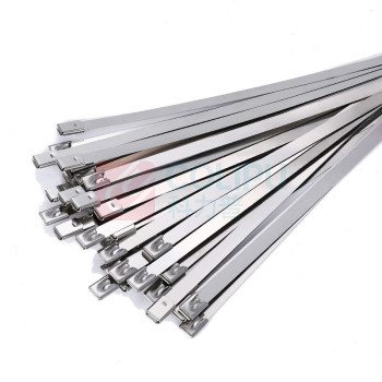 上柯 304不锈钢扎带自锁式滚珠不锈钢扎带 C3079 7.9X1200mm100根