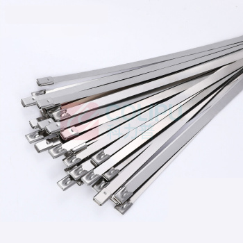 上柯 不锈钢扎带16mm宽船用自锁标牌金属扎带 W0784 16X1200mm(50条)