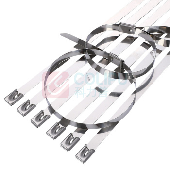 上柯 不锈钢扎带16mm宽船用自锁标牌金属扎带 W0784 16X1200mm(50条)