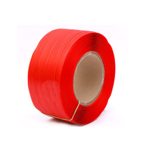 上柯 纸箱打包带PP机用打包带透明捆扎带 W1086 全自动12*0.8mm*2100米 (红色)