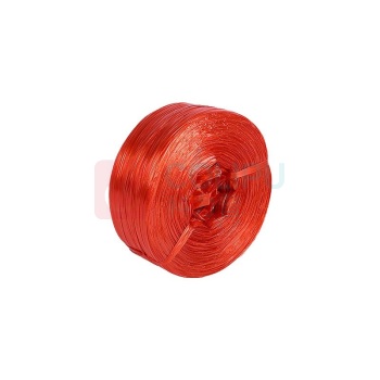 苏识 pp塑料绳子捆扎绳 HC0001 2470287 2~2.5cm 展开宽度 (红色) 2.5kg/卷