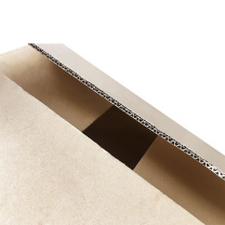 安赛瑞 搬家纸箱 特硬五层瓦楞纸 70×50×50cm 带塑料扣手(5个装) 23855