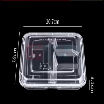 国产 一次性三格打包盒 Z-XXY3