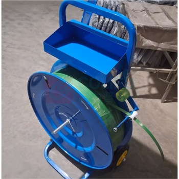 LINGS 圆盘打包带盘车塑钢打包带小推车 带盘车打包带支架 120KG 65CM