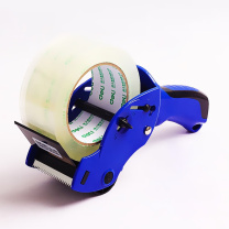 得力 deli 胶带切割器 不锈钢刀口 803 (颜色随机) (适用胶带宽度60mm)