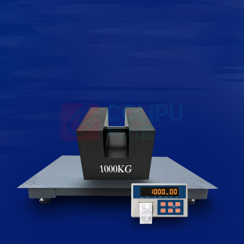 亚津 电子地磅 量程精度:3000kg/1kg 配显示仪表XK3190-HDP 3吨 SCS-3T 台面尺寸2*3米
