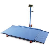 虎力 1000Kg 可移动式地磅(带可折叠斜坡) NC1000B 平台尺寸:1000X1200mm