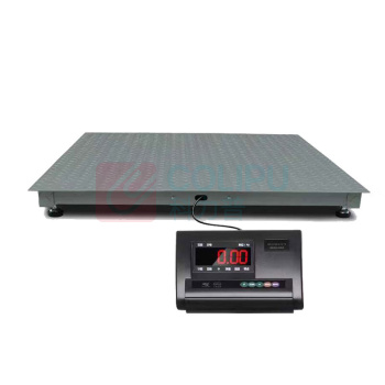耀华 碳钢单层电子地磅 秤盘尺寸1000×1000mm  量程3000kg 精度1000g