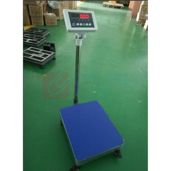 升亮 带轮电子秤 承重300千克/20g 台面60*80cm