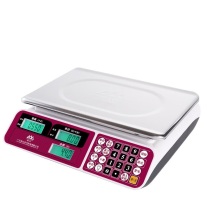 香山 电子秤商用电子台秤 ACS-JC11 (深红色) 【LCD黑字-室内外通用】