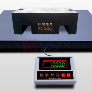 正峰 电子台秤 3000kg 1000*1000mm 精度0.5kg 加高款(不含砝码)