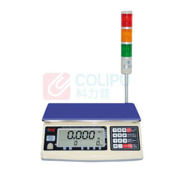 安衡 高精度计数称重带报警灯电子台秤 CHS-D+L-3kg-0.05g 称量盘尺寸230×290mm