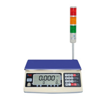 安衡 高精度计数称重带报警灯电子台秤 CHS-D+L-3kg-0.05g 称量盘尺寸230×290mm