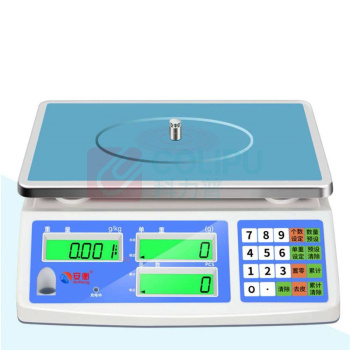 安衡 JCS系列高精度工业计重计数电子秤 ACS-6kg/0.1g 秤盘尺寸200×280mm(非三方过检产品) 1台