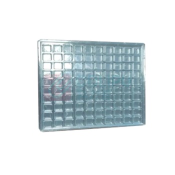 国产 100格方形格子吸塑托盘 220*220mm