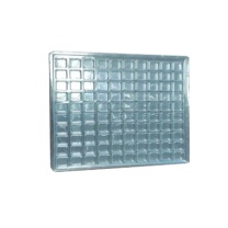 国产 100格方形格子吸塑托盘 220*220mm