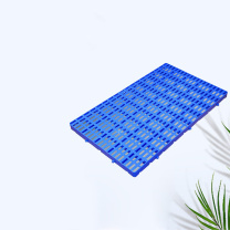 赫思迪格 塑料拼接垫板 网格组合式垫仓板 JG-440 1000*600*50cm (蓝色)