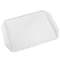 海斯迪克 HYSTIC 塑料加厚托盘 HK-5174 43*30cm (白色)