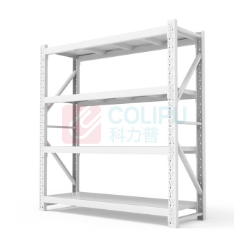 欧曼 仓储货架 150*60*200CM 300kg (白色) 4层主架 立柱 50*65*1.0mm 横梁 40*60*0.8mm 层板 0.4mm