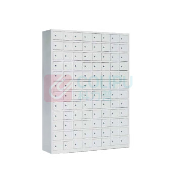 罗德力 钢制手机充电存放柜 96门 2个USB+5孔插座 充电款 高1800*宽1240*深225MM