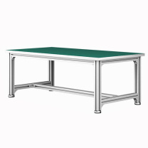 罗德力 铝合金防静电工作台架 150*60*75cm 平面款 车间装配型材