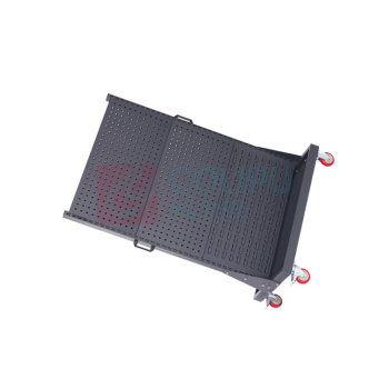 罗德力 车间工具架 1560*610*960mm 双三层移动+棚板2百4方
