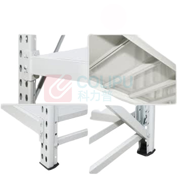 欧曼 重型层板货架仓储货架 OM25Z 五层主架1500*600*2000mm 500kg/层 (浅灰色)