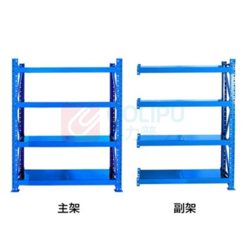欧曼 重型层板货架仓储货架 OM15Z 四层主架1500*600*2000mm 800KG/层 (蓝色)
