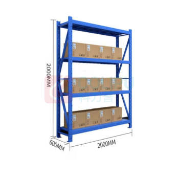 其实奇 货架 TM-28 2000*600*2000中型货架副架四层500kg(定制)