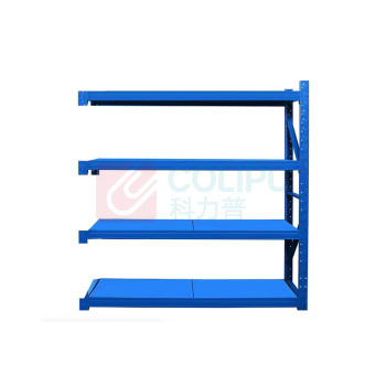 罗德力 仓库冷轧钢重型储物货架 副货架 2000*600*2000mm 单层载重500KG (蓝色)