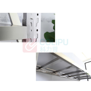 罗德力 仓库冷轧钢重型储物货架 副货架 2000*600*2000mm 单层载重500KG (灰白色)