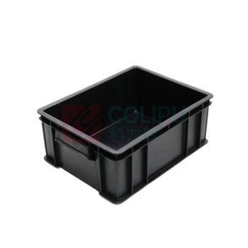 恒拓 黑色防静电物料盒 HT-045 外尺寸:长450*宽340*高140MM