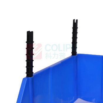 罗德力 组合式塑料斜口零件盒 Q1号 180*115*80mm (蓝色)