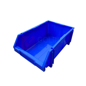 罗德力 组合式斜口零件盒 B1号 450*300*180mm 加厚款 (蓝色)