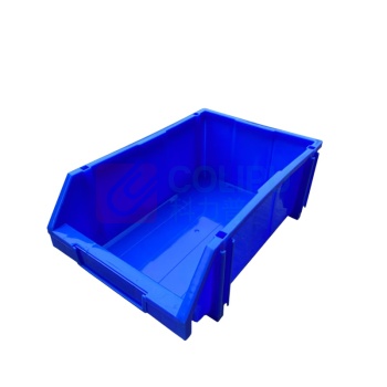 罗德力 组合式斜口零件盒 B1号 450*300*180mm 加厚款 (蓝色)
