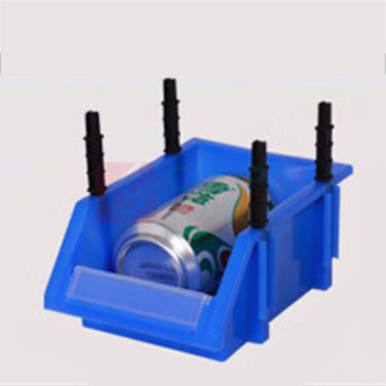 罗德力 塑料斜口物料收纳盒 Q1号 180*115*80mm (红色)