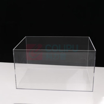 罗德力 亚克力防尘存储盒 30*30*25cm 厚3MM (透明)