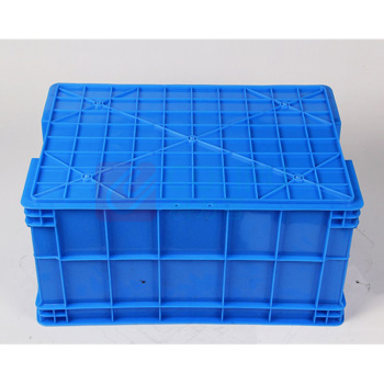 康格雅 塑料周转箱 零件盒 工业物料盒 575-300 640*430*310mm (蓝色)