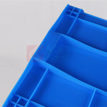 康格雅 塑料周转箱 零件盒 工业物料盒 575-300 640*430*310mm (蓝色)