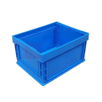 OIMG 收纳整理扶手箱 3006号无盖 540*423*303mm (蓝色) 仓库物流加厚可折叠