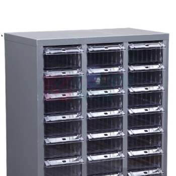 罗德力 抽屉式物料柜 30抽透明无门 L550*W300*H880mm 30KG/层