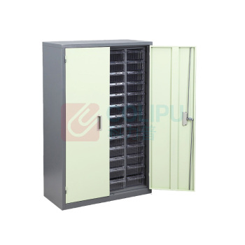 罗德力 抽屉式物料柜 52抽透明带门 L754*W360*H1180 30KG/层