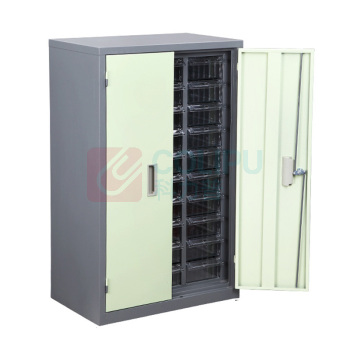 罗德力 抽屉式物料柜 30抽透明带门 L580*W360*H940 30KG/层