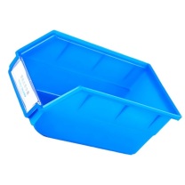 冠宇 背挂式零件盒 270×140×125mm (蓝色) (含1张标签纸 1个透明标签盖)