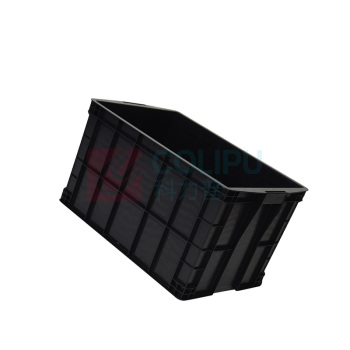 OIMG 防静电周转箱 塑料箱 加厚 640*430*360mm 加厚 (黑色)
