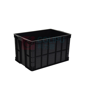 OIMG 防静电周转箱 塑料箱 加厚 560*420*310mm 加厚 (黑色)