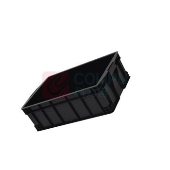 OIMG 防静电周转箱 塑料箱 560*420*190mm 加厚 (黑色)