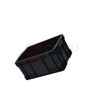 OIMG 防静电周转箱 塑料箱 510*350*240mm 加厚 (黑色)